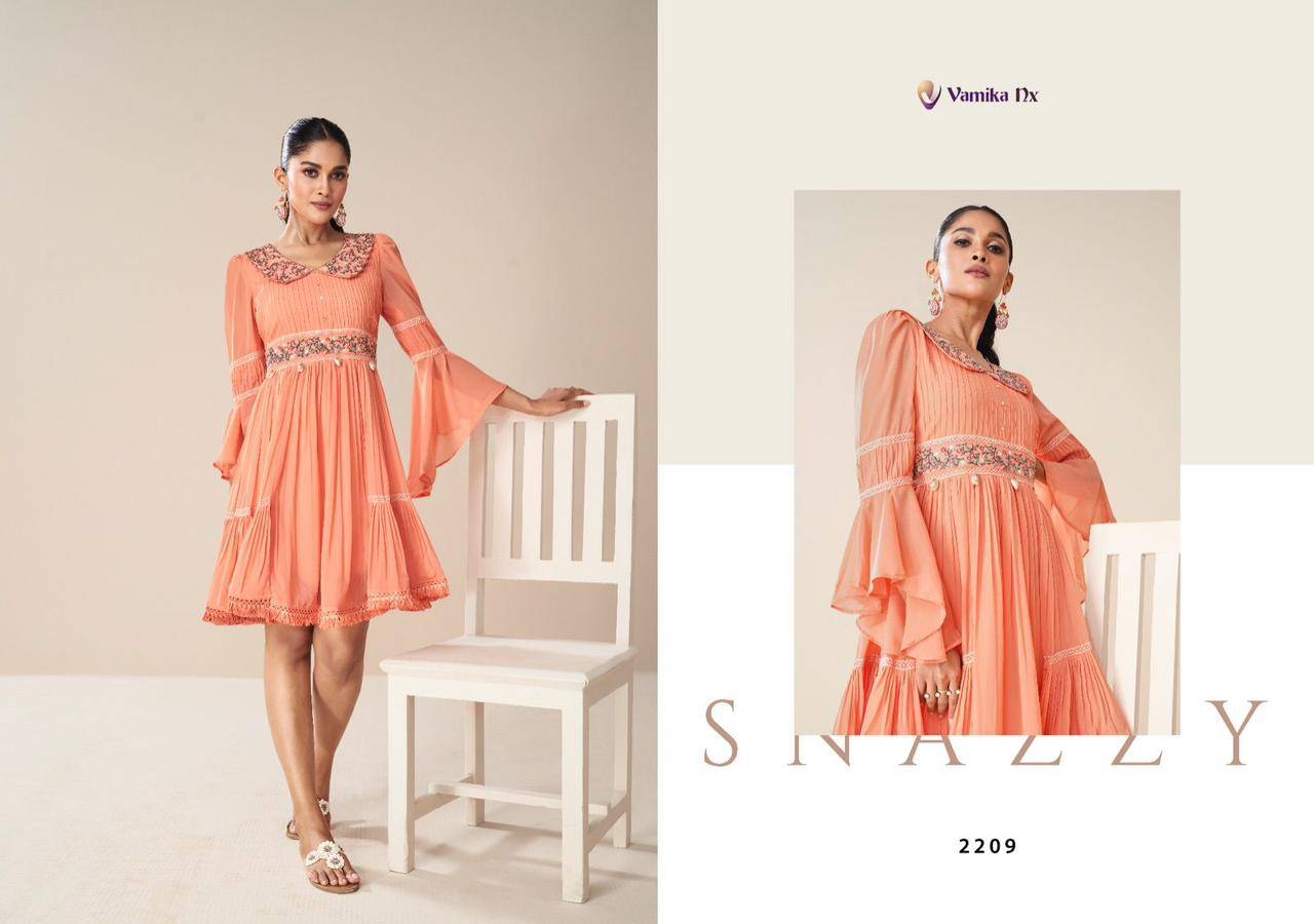 Tunic vol-2 by Vamika 2207 to 2212 Series Designer Stylish Fancy Colorful Beautiful Party Wear & Ethnic Wear Collection rayon tops At Wholesale Price